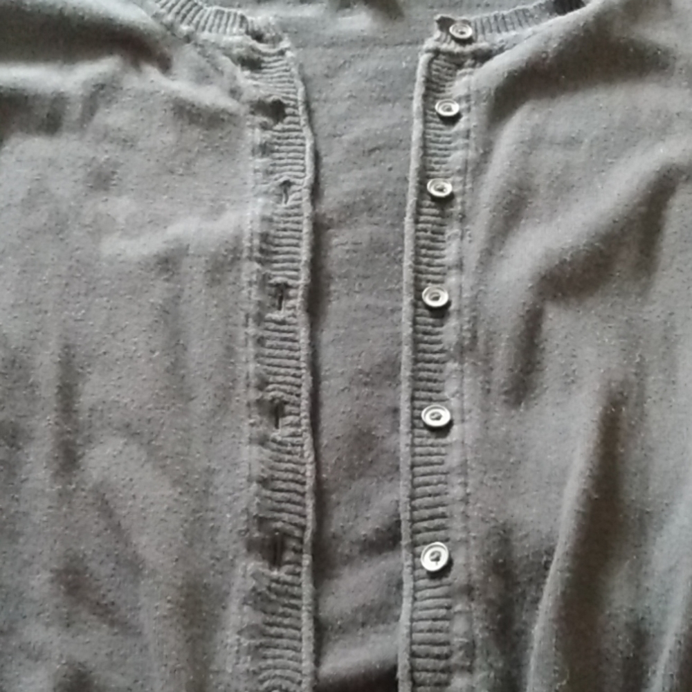 Black basic cardigan - Picture 3 of 3